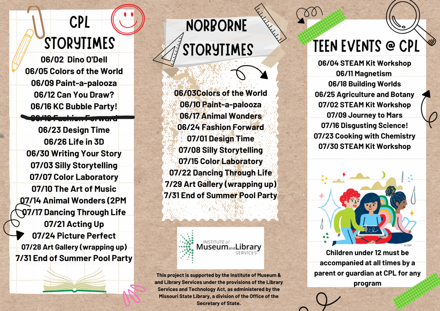 Programs & Services Carrollton Public Library